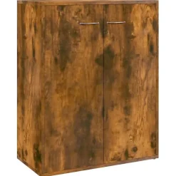 vidaXL Buffet Chêne fumé 60x30x75 cm Bois d'ingénierie815378