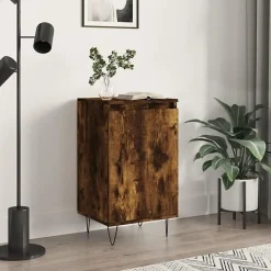 vidaXL Buffet chêne fumé 40x35x70 cm bois d'ingénierie 831062