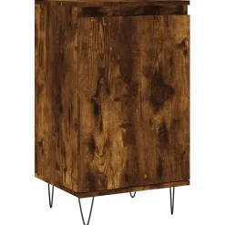 vidaXL Buffet chêne fumé 40x35x70 cm bois d'ingénierie 831062