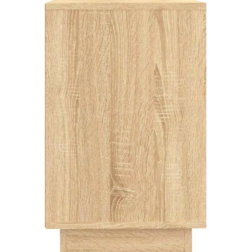 vidaXL Buffet chêne sonoma 102x35x55 cm bois d'ingénierie 831888