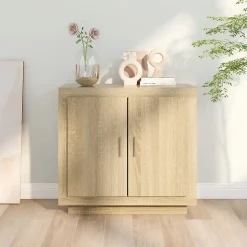 vidaXL Buffet Chêne sonoma 80x40x75 cm Bois d'ingénierie 811820