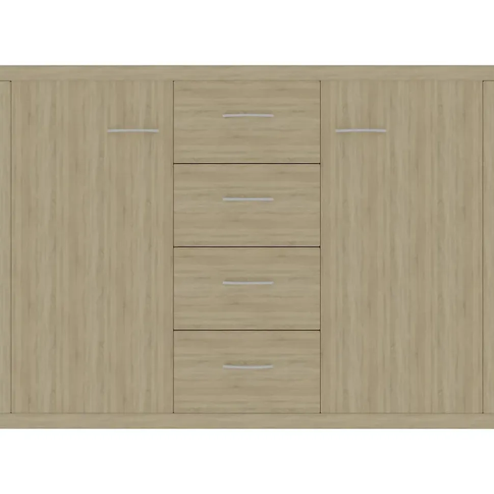 vidaXL Buffet Chêne sonoma 88x30x65 cm Aggloméré