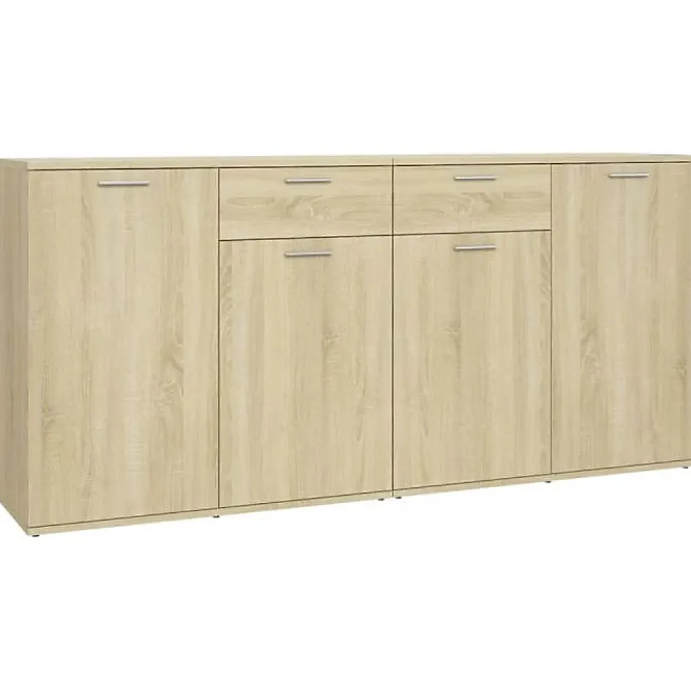 vidaXL Buffet Chêne sonoma 160x36x75 cm Bois d'ingénierie 3074930