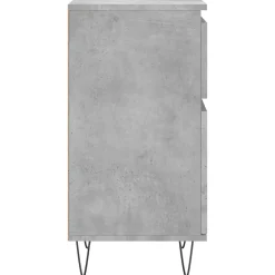 vidaXL Buffet gris béton 40x35x70 cm bois d'ingénierie 831156