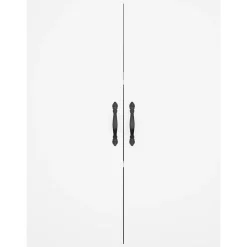 vidaXL Buffet haut Blanc 69,5x34x180 cm Bois d'ingénierie 3198081