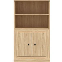 vidaXL Buffet haut chêne sonoma 60x35,5x103,5 cm bois d'ingénierie 816315