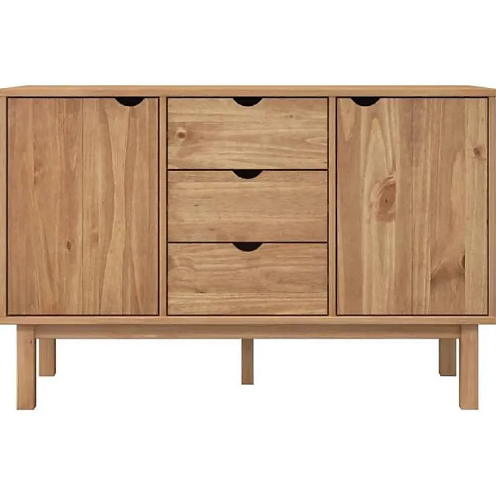 vidaXL Buffet OTTA 113,5x43x73 cm Bois massif de pin 348591