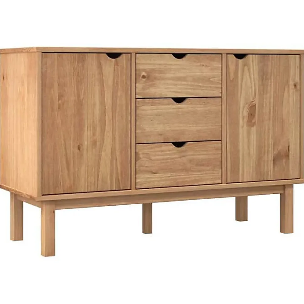 vidaXL Buffet OTTA 113,5x43x73 cm Bois massif de pin 348591