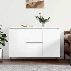 vidaXL Buffet sonoma gris 69,5x34x90 cm bois d'ingénierie 828018