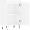 vidaXL Buffets 2 pcs blanc brillant 40x35x70 cm bois d'ingénierie 831057
