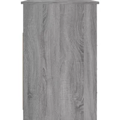 vidaXL Bureau avec tiroirs Sonoma gris 102x50x76 cm Bois d'ingénierie 823038