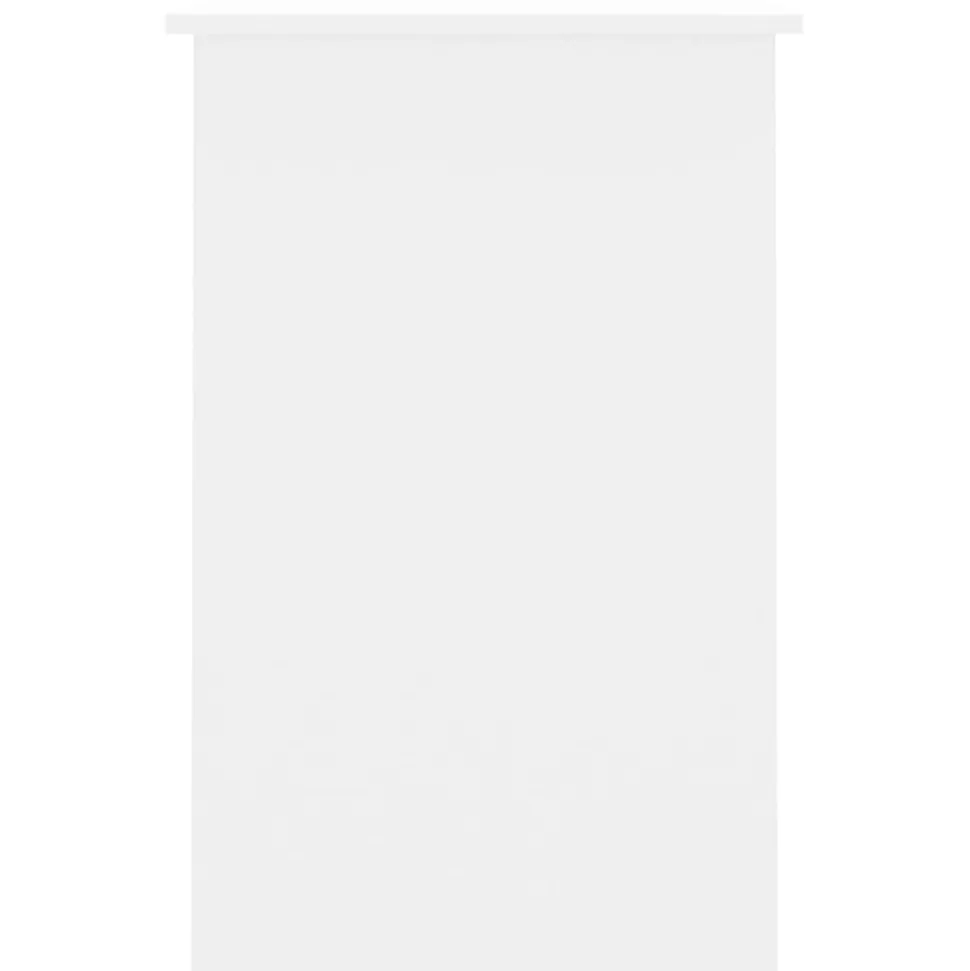 vidaXL Bureau Blanc 100 x 50 x 76 cm Aggloméré