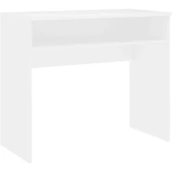 vidaXL Bureau Blanc 90x50x74 cm Aggloméré