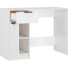 vidaXL Bureau Blanc 100x50x75 cm Bois d'ingénierie 811493