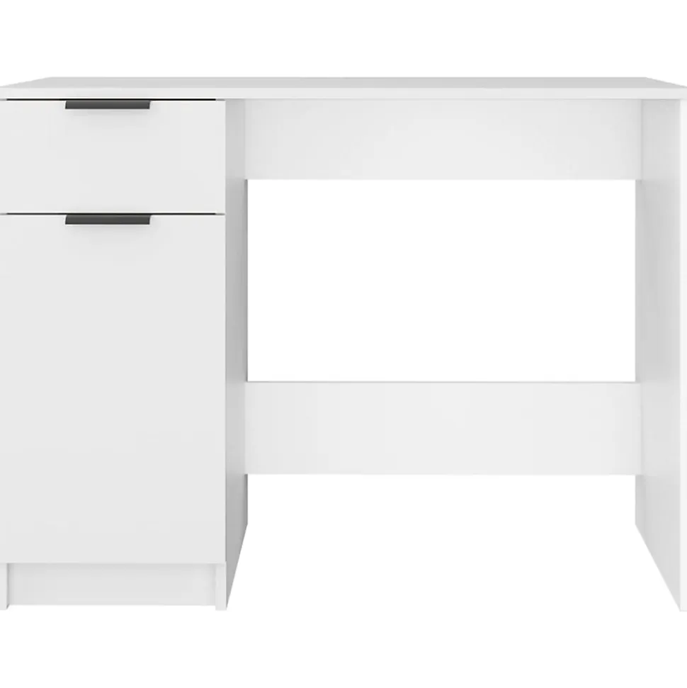vidaXL Bureau Blanc 100x50x75 cm Bois d'ingénierie 811493