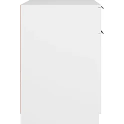 vidaXL Bureau Blanc 100x50x75 cm Bois d'ingénierie 811493