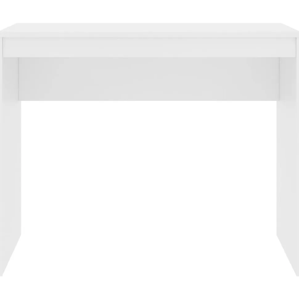 vidaXL Bureau Blanc 90x40x72 cm Bois d'ingénierie 800378
