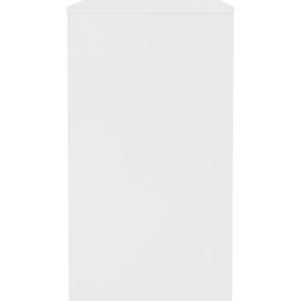 vidaXL Bureau Blanc 90x40x72 cm Bois d'ingénierie 800378