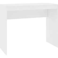 vidaXL Bureau Blanc 90x40x72 cm Bois d'ingénierie 800378