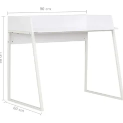 vidaXL Bureau Blanc 90x60x88 cm 20267