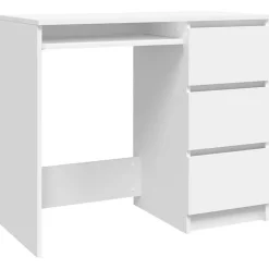 vidaXL Bureau Blanc 90x45x76 cm Aggloméré