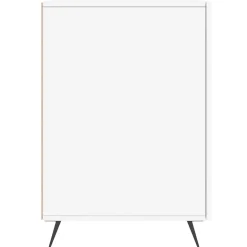 vidaXL Bureau blanc 140x50x75 cm bois d'ingénierie 829516