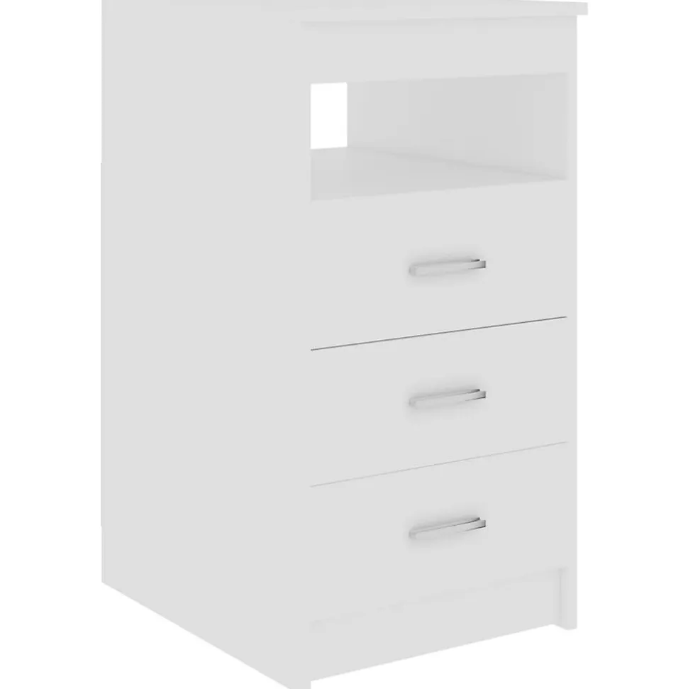 vidaXL Bureau Blanc 140x50x76 cm Aggloméré