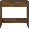 vidaXL Bureau Chêne fumé 80x40x75 cm Bois d'ingénierie 815474