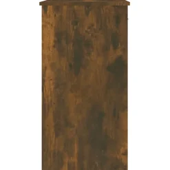 vidaXL Bureau Chêne fumé 80x40x75 cm Bois d'ingénierie 815474