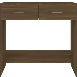 vidaXL Bureau Chêne marron 80x40x75 cm Bois d'ingénierie 815476
