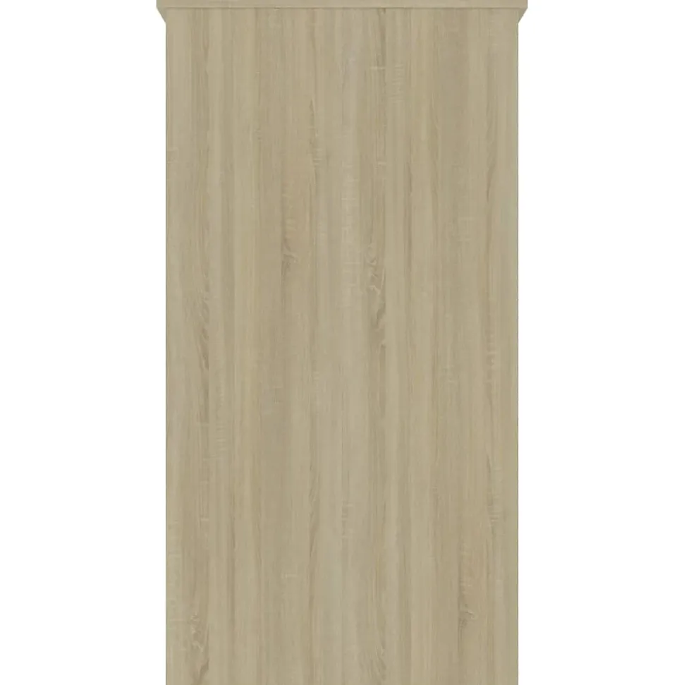 vidaXL Bureau Chêne Sonoma 80x40x75 cm Aggloméré