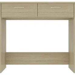 vidaXL Bureau Chêne Sonoma 80x40x75 cm Aggloméré