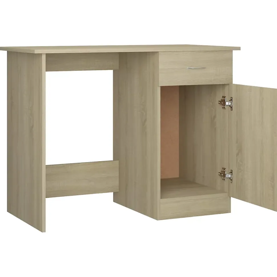 vidaXL Bureau Chêne sonoma 100 x 50 x 76 cm Aggloméré
