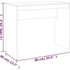 vidaXL Bureau Chêne sonoma 90x40x72 cm Bois d'ingénierie 800381