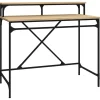 vidaXL Bureau chêne sonoma 100x50x90 cm bois d'ingénierie et fer 826700