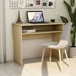 vidaXL Bureau Chêne sonoma 90x50x74 cm Aggloméré
