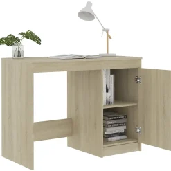 vidaXL Bureau Chêne sonoma 100x50x76 cm Aggloméré
