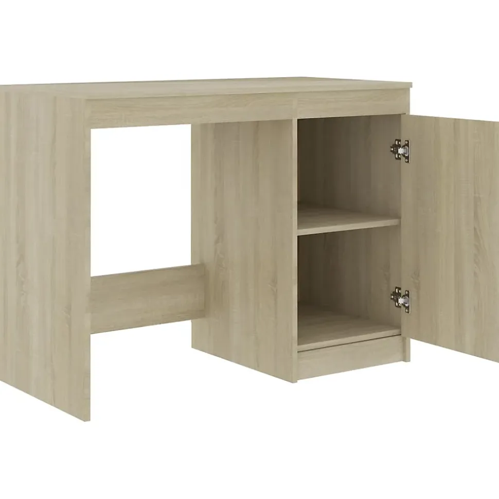 vidaXL Bureau Chêne sonoma 140x50x76 cm Aggloméré