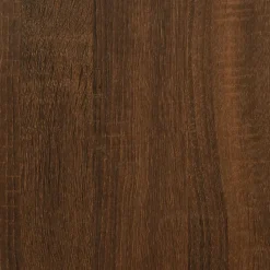 vidaXL Bureau d'angle Chêne marron 200x50x76 cm Bois d'ingénierie 815425