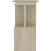 vidaXL Bureau d'angle Chêne sonoma 200x50x76 cm Aggloméré