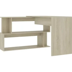 vidaXL Bureau d'angle Chêne sonoma 200x50x76 cm Aggloméré