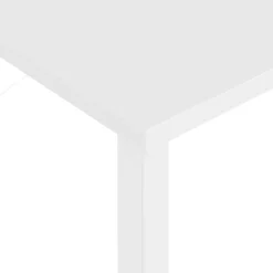 vidaXL Bureau d'ordinateur Blanc 80x40x72 cm MDF et métal