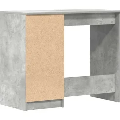 vidaXL Bureau Gris béton 90x45x76 cm Aggloméré