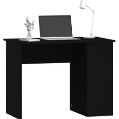 vidaXL Bureau Noir 100x55x75 cm Bois d'ingénierie 823025