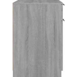 vidaXL Bureau Sonoma gris 100x50x75 cm Bois d'ingénierie 817127