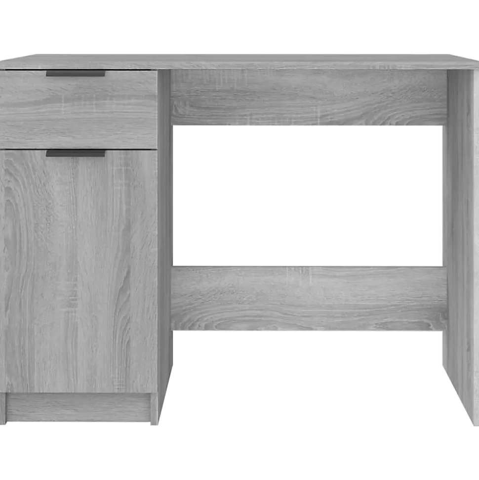 vidaXL Bureau Sonoma gris 100x50x75 cm Bois d'ingénierie 817127