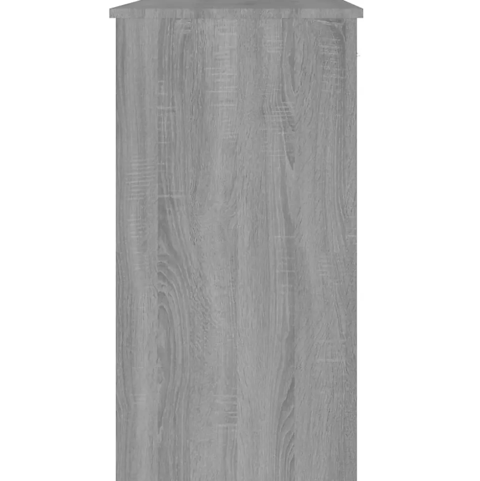 vidaXL Bureau Sonoma gris 80x40x75 cm Bois d'ingénierie 815475