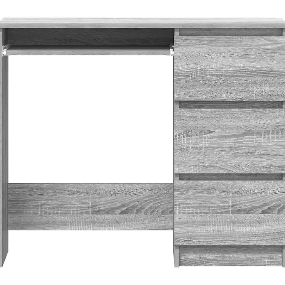 vidaXL Bureau Sonoma gris 90x45x76 cm Bois d'ingénierie 815508