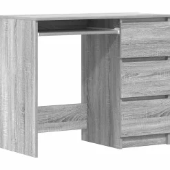 vidaXL Bureau Sonoma gris 90x45x76 cm Bois d'ingénierie 815508