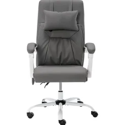 vidaXL Chaise de Bureau de Massage Fauteuil d'Ordinateur Inclinable Siège de Bureau Fauteuil Ergonomique Maison Intérieur 20313